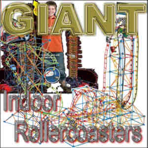 Giant Indoor Rollercoaster construction kits and Bizarre Toys